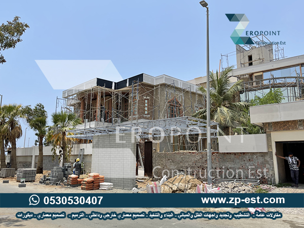 تجديد وترميم واجهات مباني